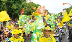 18h ngày 15/7/2022 trận derby xứ Nghệ trên sân Vinh sẽ là ngày hội bóng đá bên bờ sông Lam. Ảnh HT.