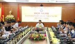 Bộ trưởng Bộ TT&TT Nguyễn Mạnh Hùng phát biểu tại Hội nghị giao ban 