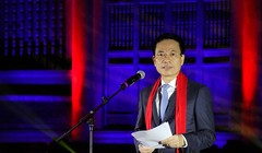 Bộ trưởng Nguyễn Mạnh Hùng phát biểu tại buổi lễ