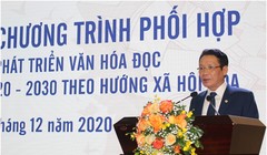 Thứ trưởng Hoàng Vĩnh Bảo phát biểu tại buổi lễ. Ảnh MIC