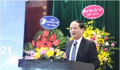 Thứ trưởng Phạm Anh Tuấn phát biểu tại Hội nghị. Anh Mic