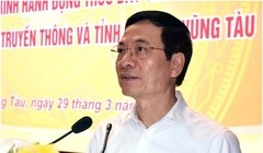 Bộ trưởng Nguyễn Mạnh Hùng phát biểu tại Hội nghị. Ảnh Mic