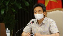 Phó Thủ tướng Vũ Đức Đam chủ trì buổi làm việc. Ảnh Mic