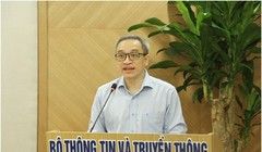 Thứ trưởng Phan Tâm phát biểu tại Hội nghị. Ảnh Mic