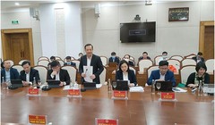 Thứ trưởng Phạm Đức Long phát biểu tại buổi làm việc. Ảnh Mic