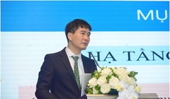 Ông Nguyễn Phong Nhã phát biểu tại Hội thảo. Ảnh Mic