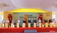 Ấn nút khởi công xây dựng Dự án Khu du lịch sinh thái Tân Dân do T&T đầu tư trên 3,6 ngàn tỉ đồng