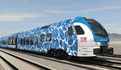 Tàu FLIRT H2 của công ty Stadler phá kỷ lục thế giới về hành trình dài nhất thế giới khi chạy bằng hydro (Ảnh: Stadler)