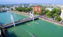 Sông Cà Ty chảy qua TP Phan Thiết. Ảnh: Hoàng Anh Hải