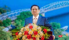 Thủ tướng Phạm Minh Chính phát biểu tại lễ công bố Quy hoạch tỉnh thời kỳ 2021-2030, tầm nhìn đến năm 2050