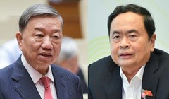 Đại tướng Tô Lâm và ông Trần Thanh Mẫn.