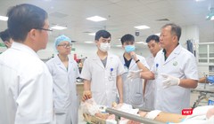 Bệnh viện Việt Đức hội chẩn trực tuyến cấp cứu các nạn nhân do bão lũ ở Lào Cai, Yên Bái