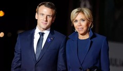 Tổng thống Pháp Emmanuel Macron cùng phu nhân Brigitte Macron (Ảnh Getty).