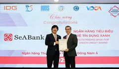 SeABank khẳng định dấu ấn bền vững với 2 giải thưởng Ngân hàng Việt Nam tiêu biểu 