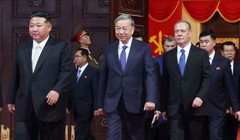 Tổng bí thư dự chương trình kỷ niệm 80 năm thành lập Đảng Lao động Triều Tiên