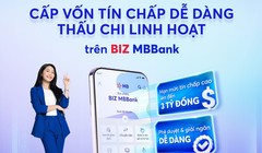 Sản phẩm vay vốn tín chấp dựa trên dữ liệu của Biz MBBank được đánh giá 5 sao
