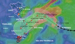 Bão Fengshen vào biển Đông, gió giật cấp 11