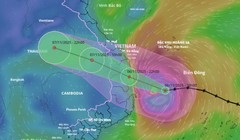 Bão Kalmaegi giật trên cấp 17, gây mưa lớn ở miền Trung và Tây Nguyên