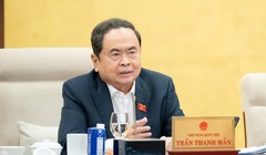 Chủ tịch Quốc hội Trần Thanh Mẫn phát biểu trong phiên thảo luận nội dung sửa đổi, bổ sung một số điều Nghị quyết số 136/2024/QH15 về tổ chức chính quyền đô thị và thí điểm một số cơ chế, chính sách đặc thù phát triển thành phố Đà Nẵng. Ảnh Quochoi.vn