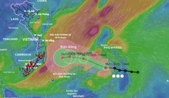 Áp thấp nhiệt đới tiến vào biển Đông, cảnh báo mưa lớn từ Đà Nẵng đến Lâm Đồng