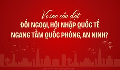 Vì sao cần đặt đối ngoại, hội nhập quốc tế ngang tầm quốc phòng, an ninh?