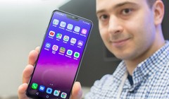Vẻ ngoài tinh tế đầy sang trọng của chiếc LG G7 ThinQ (Ảnh: Phonearena)