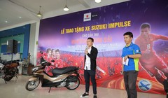 Suzuki Việt Nam hy vọng đây sẽ làm món quà ý nghĩa dành tặng cho những cống hiến của tuyển thủ Quang Hải trong VCK U23 châu Á 2018
