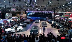 Gian hàng Mercedes-Benz Việt Nam chiếm vị trí trung tâm của triển lãm. (Ảnh: MBV)