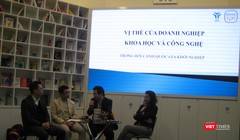 Các diễn giả thảo luận về vai trò của doanh nghiệp KHCN 