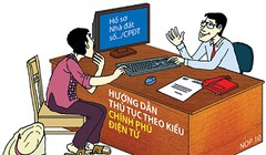 Chính phủ Điện tử chưa thể hiệu quả do yếu tố nhân sự và tiền lương. Biếm họa của PC World Vietnam 