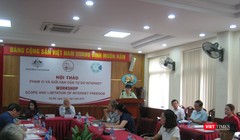 PGS TS Nguyễn Thị Quế Anh - Chủ nhiệm Khoa Luật ĐHQG Hà Nội phát biểu khai mạc hội thảo