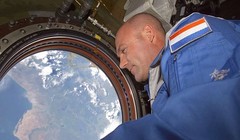 Phi hành gia André Kuipers trên trạm ISS. Ảnh: NASA.