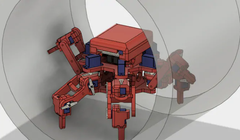 Robot sửa chữa đường ống. Ảnh: Đại học Sheffield.