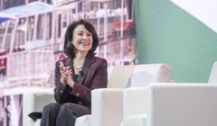  Chân dung bà Safra Catz. Ảnh: David Paul Morris/Bloomberg.