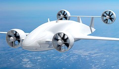 Mẫu concept drone chở hàng củaSabrewing. Ảnh:Sabrewing.
