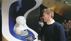 Đầu robot được thử nghiệm tại Sân bay Frankfurt (ảnh:FRAPORT)