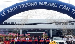 Lễ khai trương showroom 3S đầu tiên của Subaru tại ĐBSCL. Ảnh: Tr.N
