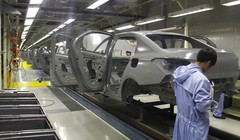 Quang cảnh một nhà máy ô tô ở Trung Quốc
