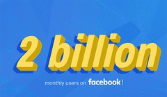 Facebook đạt mức 2 tỷ người dùng thường xuyên hàng tháng