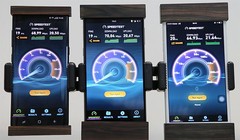 Thử nghiệm tốc độ tải dữ liệu 4G (ảnh trích từ clip)