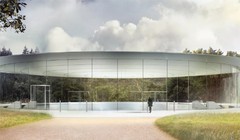 Phần nổi trên mặt đất của nhà hát Steve Jobs (ảnh: The Verge)