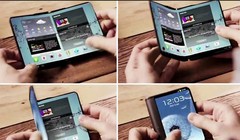 Điện thoại dẻo của Samsung sắp được công bố? (ảnh: YouTube)