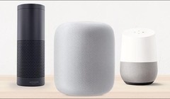Loa thông minh Amazon Echo, HomePod và Google Home (ảnh: PCMag)