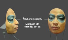 Chiếc mặt nạ số 2 của BKAV có thể mở khóa iPhone X trong nháy mắt (ảnh :BKAV)