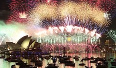 Pháo hoa rực sáng cầu cảng Sydney