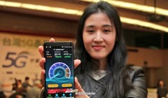 HTC U12 lộ diện trong một sự kiện về công nghệ 5G tại Đài Loan (ảnh: sogi.com.tw)