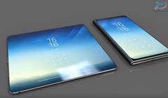 Điện thoại dẻo Samsung có thể sẽ có hình dáng như thế này (ảnh: Forbes)