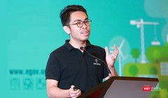 ông Hà Thế Phương - Phó TGĐ công ty bảo mật CMC phát biểu tại Hội thảo quốc gia về Chính phủ Điện tử 