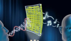 Bạn có tin rằng một chiếc loa có thể mỏng đến nỗi dán được vào da người? (ảnh: Viện Khoa học và Công nghệ Quốc gia Ulsan, Hàn Quốc)