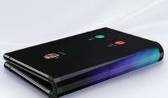 Royole đã trở thành mẫu điện thoại uốn gập đầu tiên được đưa ra thị trường (ảnh: Phone Arena)